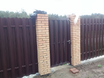 откатные ворота СНТ Желябино