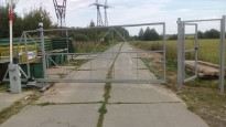 откатные ворота и калитка СНТ Взлет