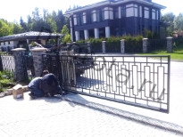 автоматические откатные ворота Москва